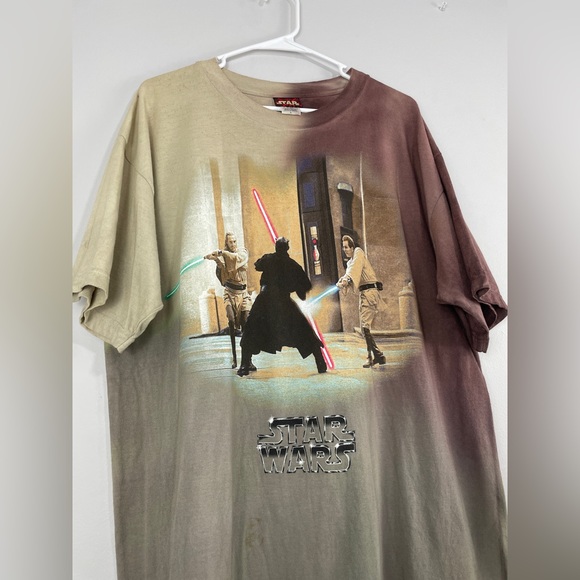 Vtg Star Wars Episode 1 The Phantom Menace Jedi vs. Sith T-Shirt Darth Maul Sz L - Picture 2 of 16